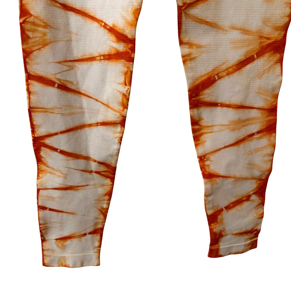 Spiritual Gangster Tie Dye High Waist Leggings Orange Peach M/L NWOT - Picture 3 of 7